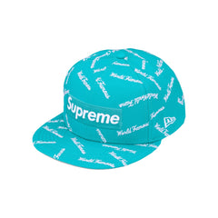 Supreme World Famous Box Logo New Era Teal