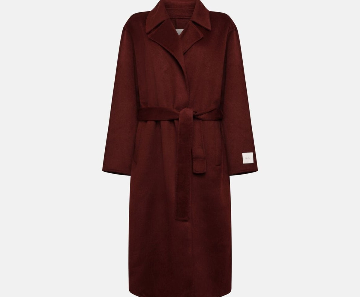 Calvin Klein Wool-blend coat Red – jas, rood