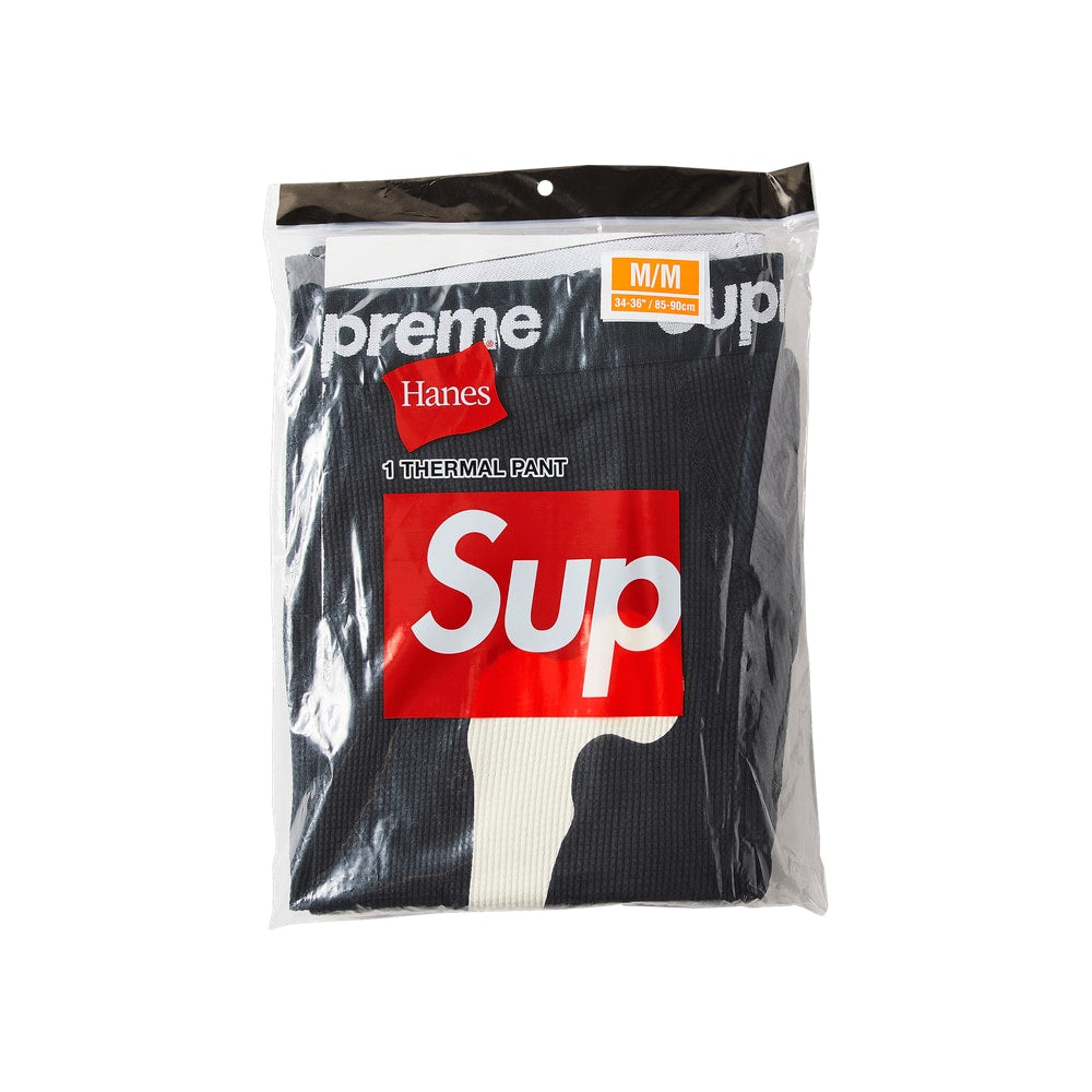 Supreme x Hanes Bones Thermal Pant (1 Pack) Black – pants