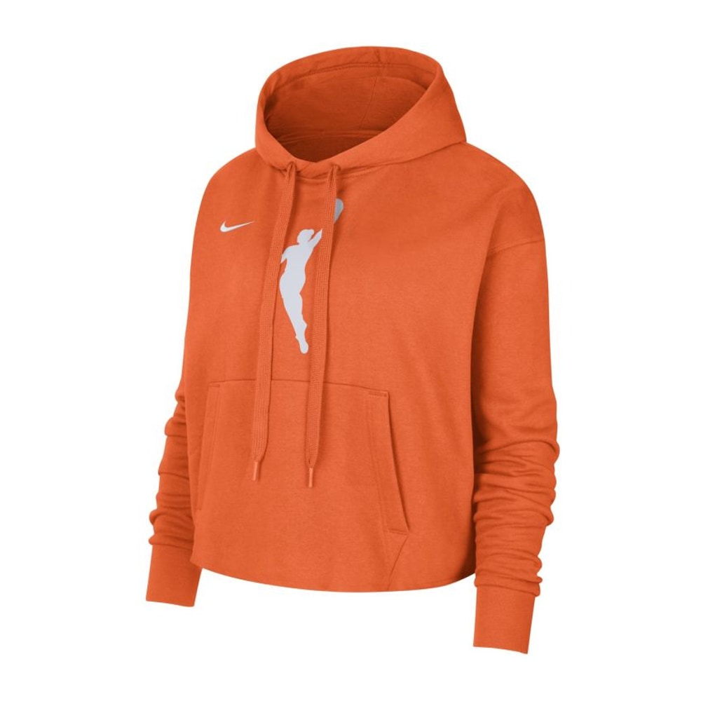 Nike WNBA Team 13 Courtside Wmns Cropped Pullover Hoodie Brilliant Orange – hanorac