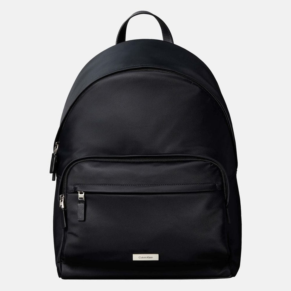 Calvin Klein Backpack Sleek Round Black – rucsac, negru