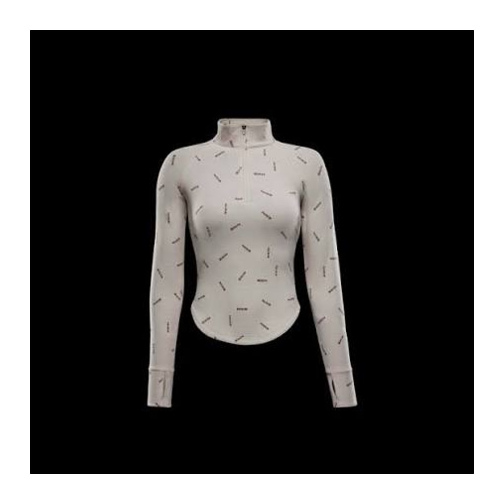 Nike Sportswear Collection Women's Slim 1/2-Zip Long-Sleeve Logo Top – Bekleidung