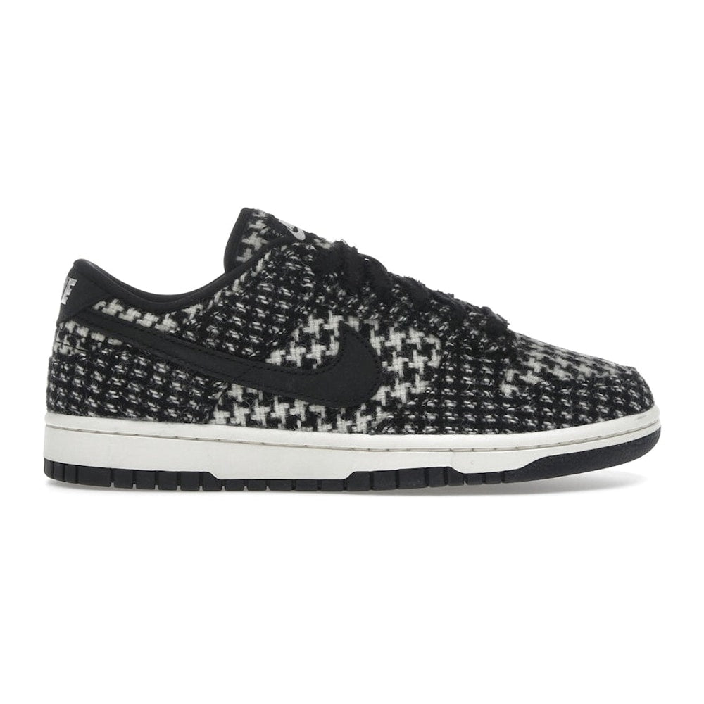 Nike Dunk Low Harris Tweed White Black Multi (Women's) – boty, černá