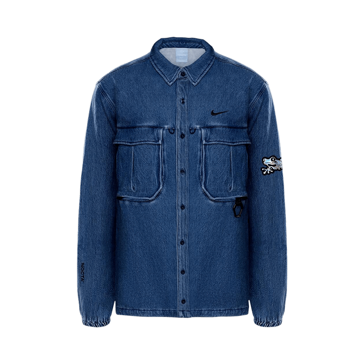 Nike x NOCTA Opal Lily Pad Denim Shirt Blue Denim