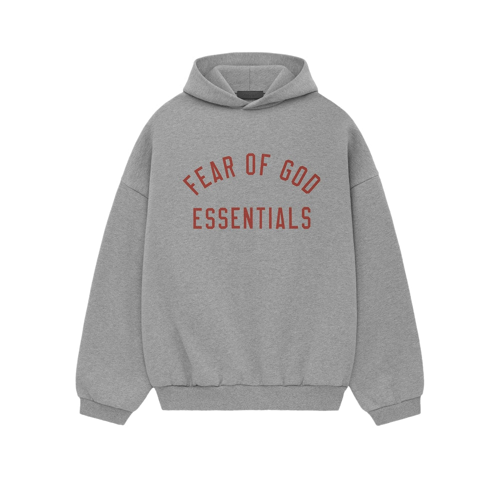 Fear of God Essentials Fleece Hoodie Dark Heather – hoodie, grey