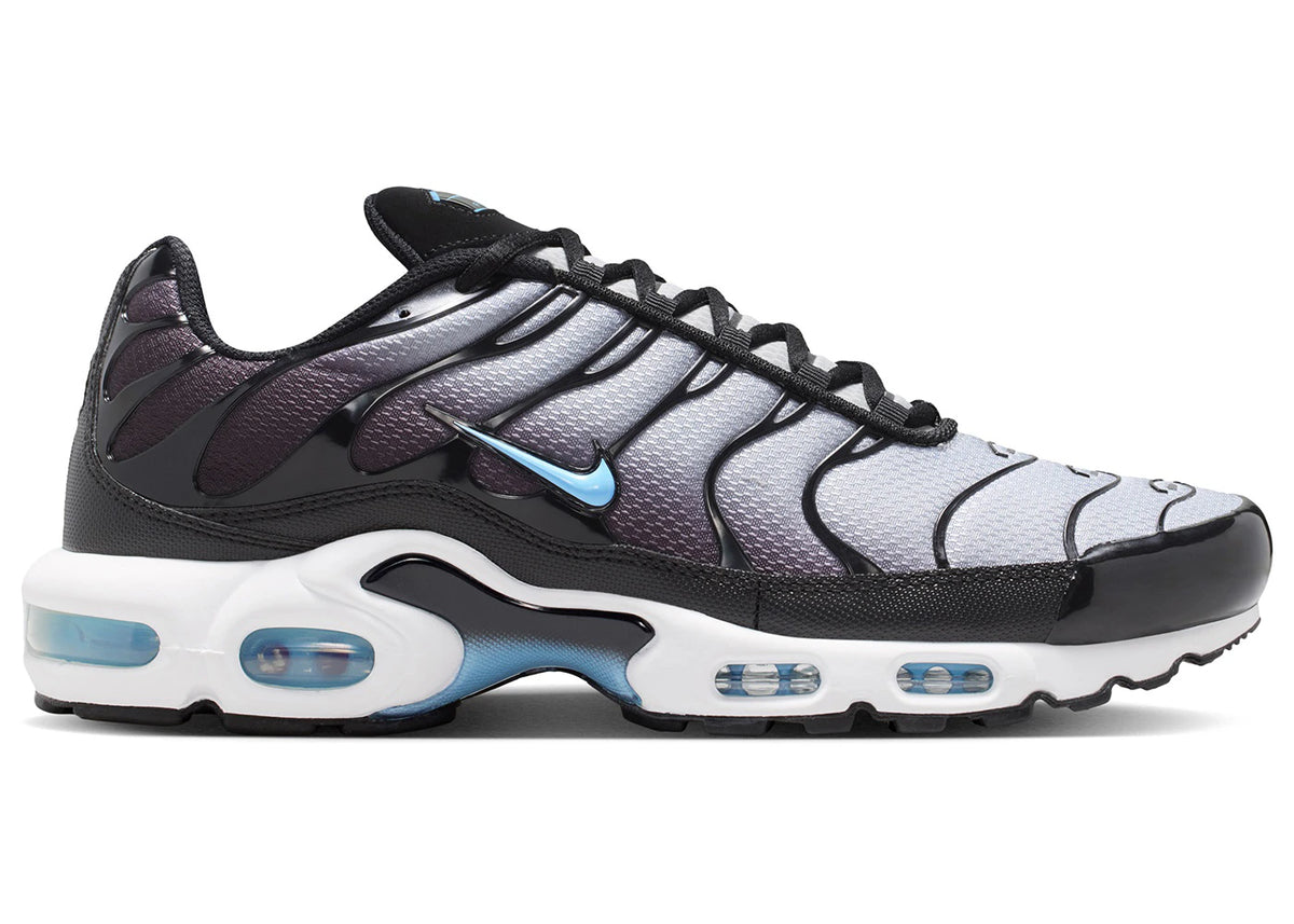 Nike Air Max Plus Black Light Smoke Grey Football Blue – tenisky