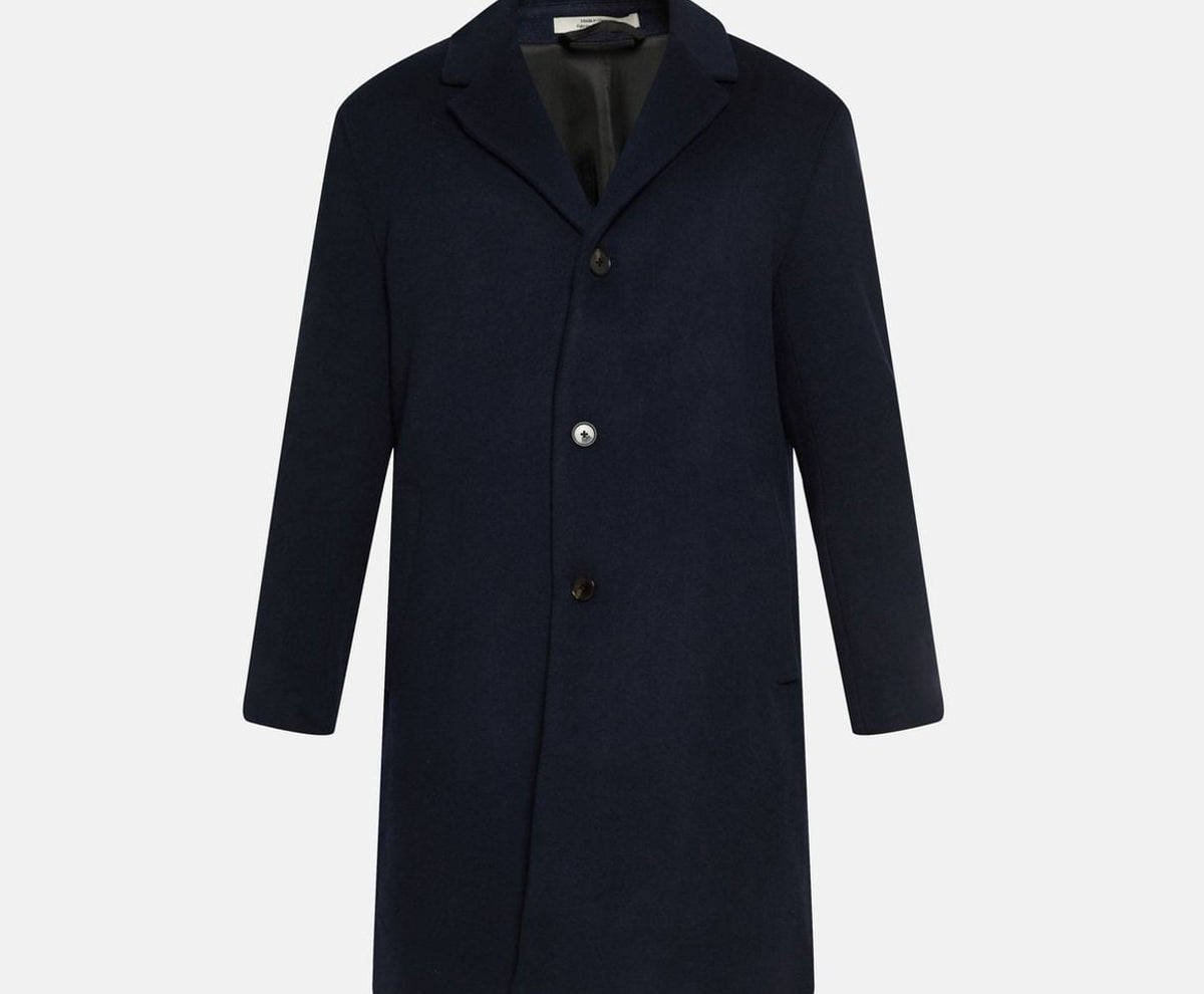 Calvin Klein Wool-blend coat Blue – takki, sininen