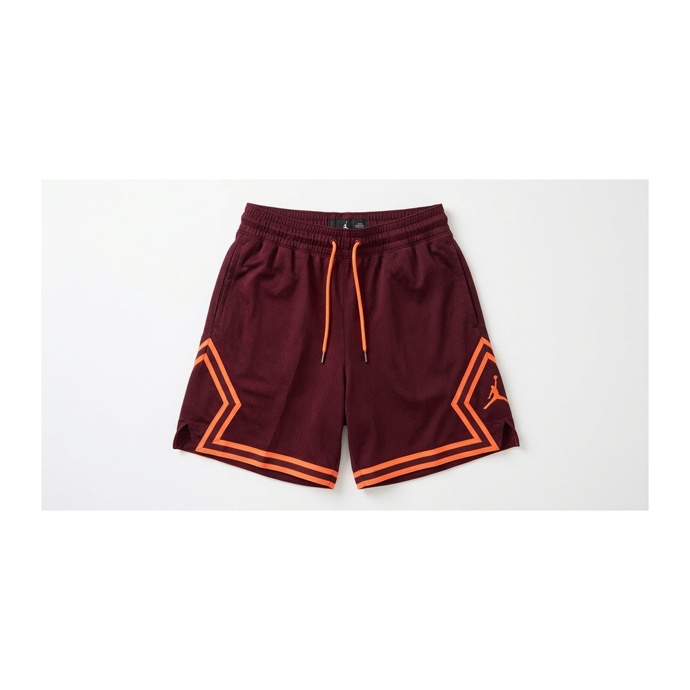 Air Jordan Jordan Sport Women's Diamond Shorts Night Maroon / Orange Pulse – къси панталони
