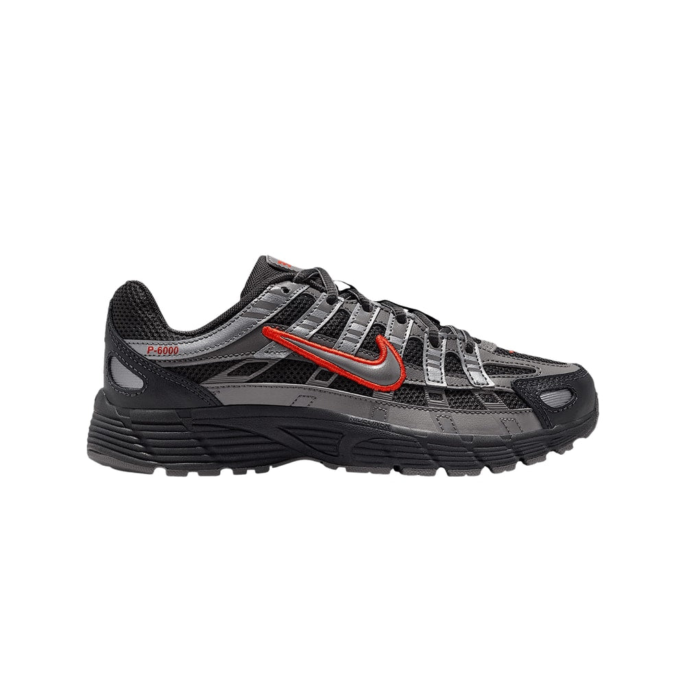 Nike P-6000 GS Anthracite Picante Red – Sneaker, schwarz
