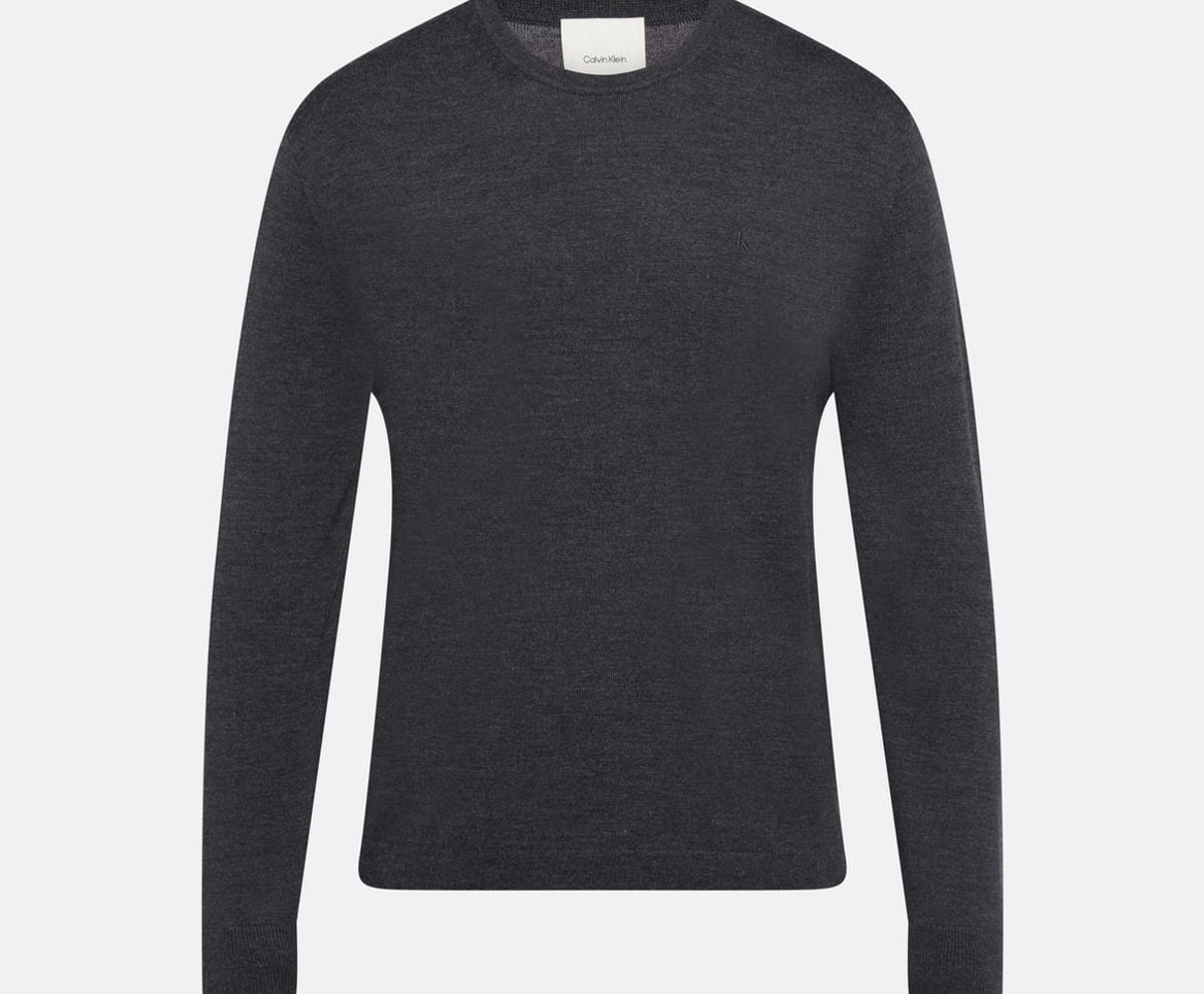 Calvin Klein Wool pullover Grey – vaatteet, harmaa