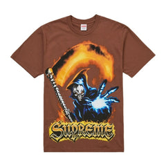Supreme Grim Reaper тениска Brown