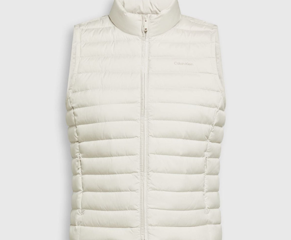 Calvin Klein Down gilet Putty – kleding