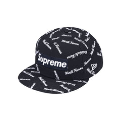 Supreme World Famous Box Logo New Era Navy