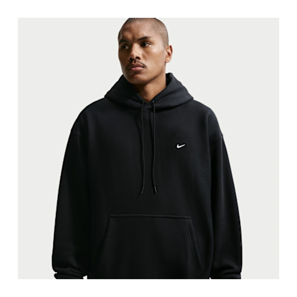 Nike Solo Swoosh Černá Černá Bílá – odzież