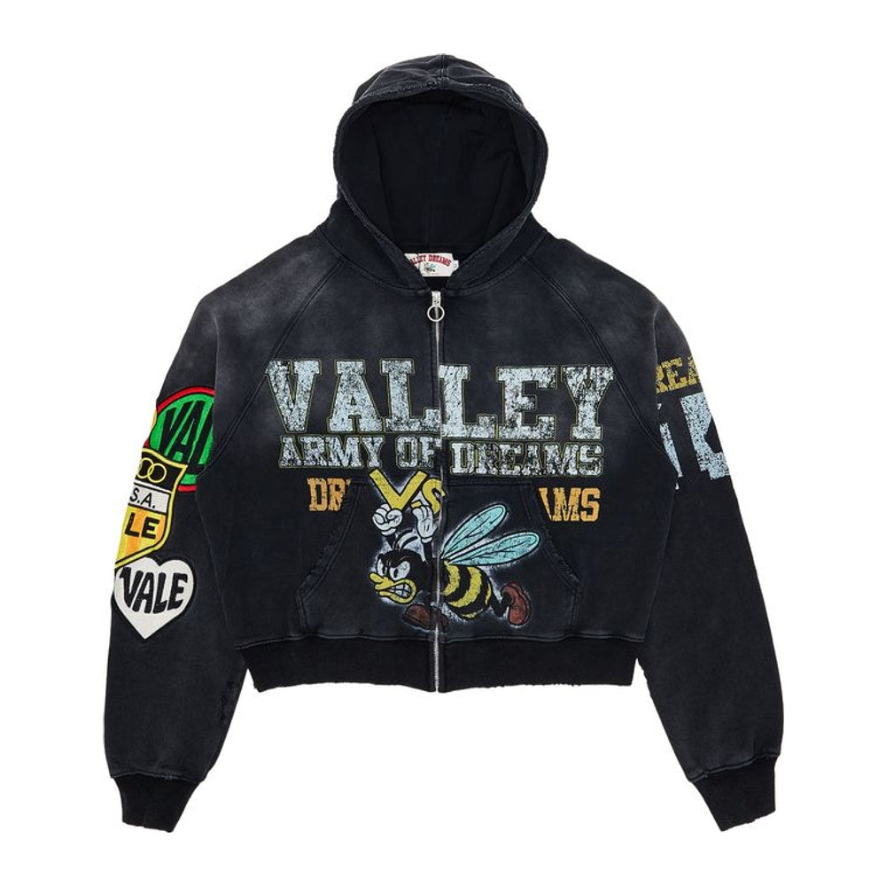 Vale Forever Army Of Dreams Zip Hoodie Black – худі