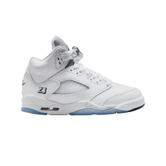 Air Jordan 5 GS White Metallic