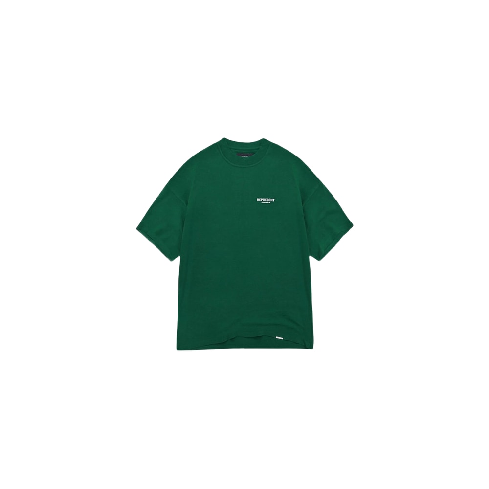 Represent Owner's Club T-Shirt Racing Green/White – tricou, verde