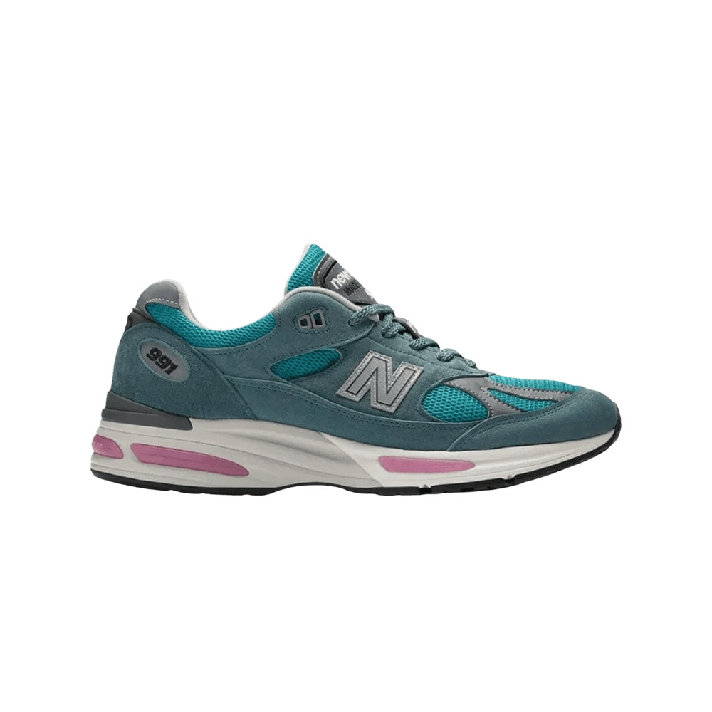New Balance 991v2 Made In UK Porcelain Green – взуття, синій