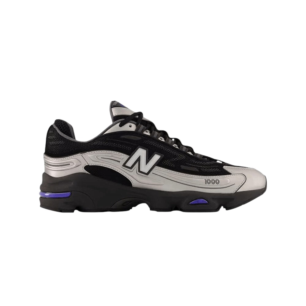 New Balance 1000 Black Silver Metallic – взуття, сріблястий
