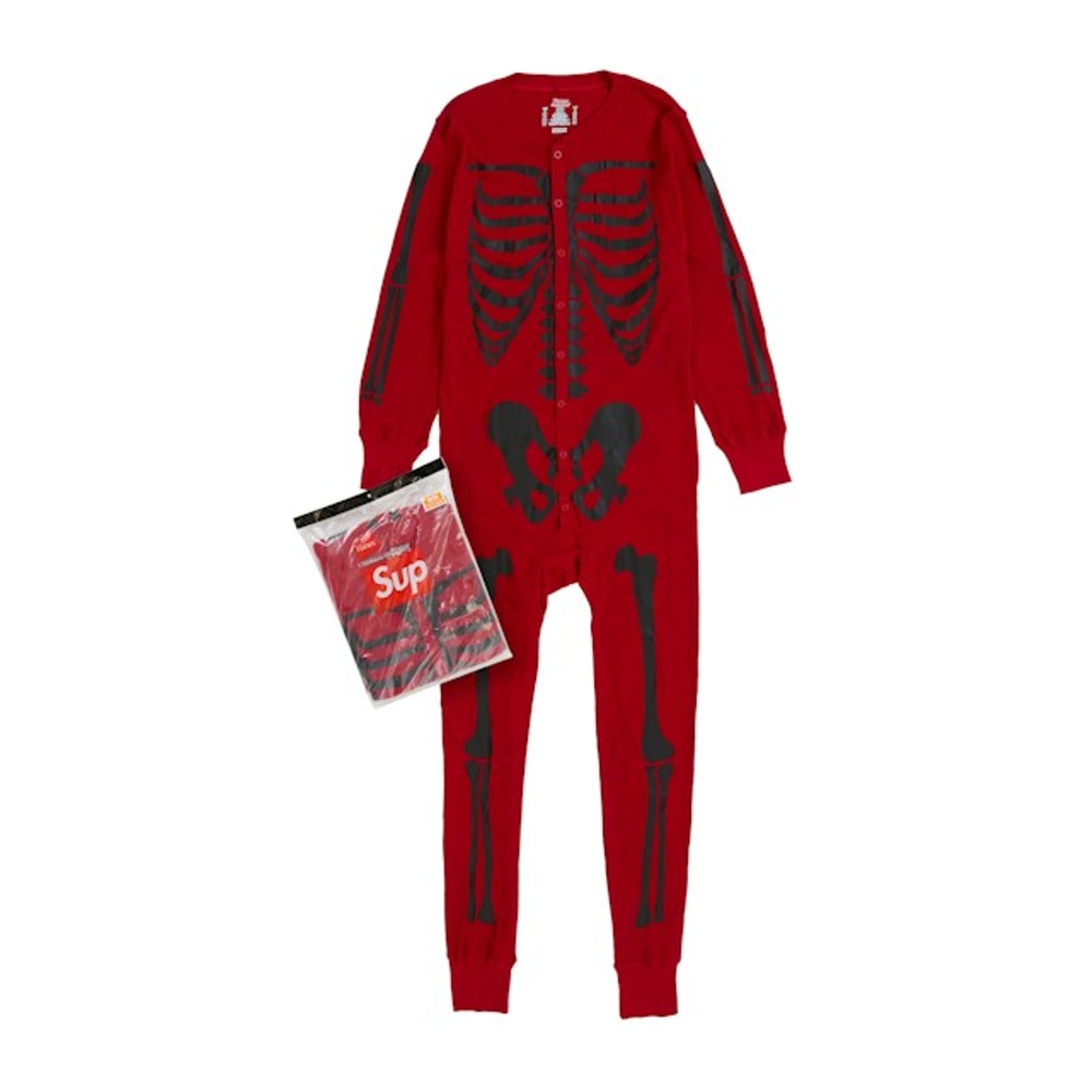 Supreme x Hanes Bones Thermal Union Suit (1 Pack) Red – одяг