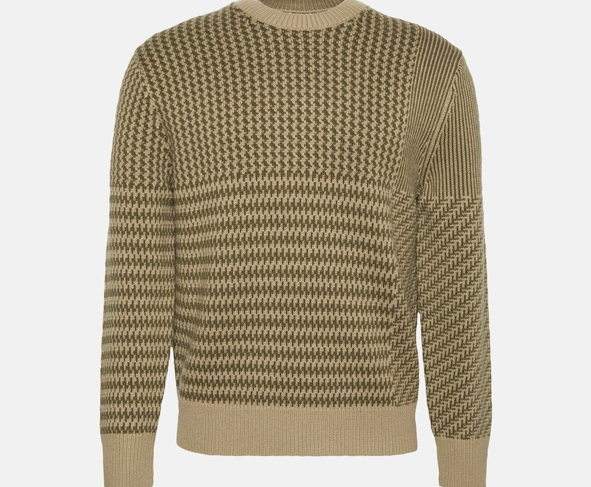 Calvin Klein Wool-blend pullover Beige – odzież, beżowy