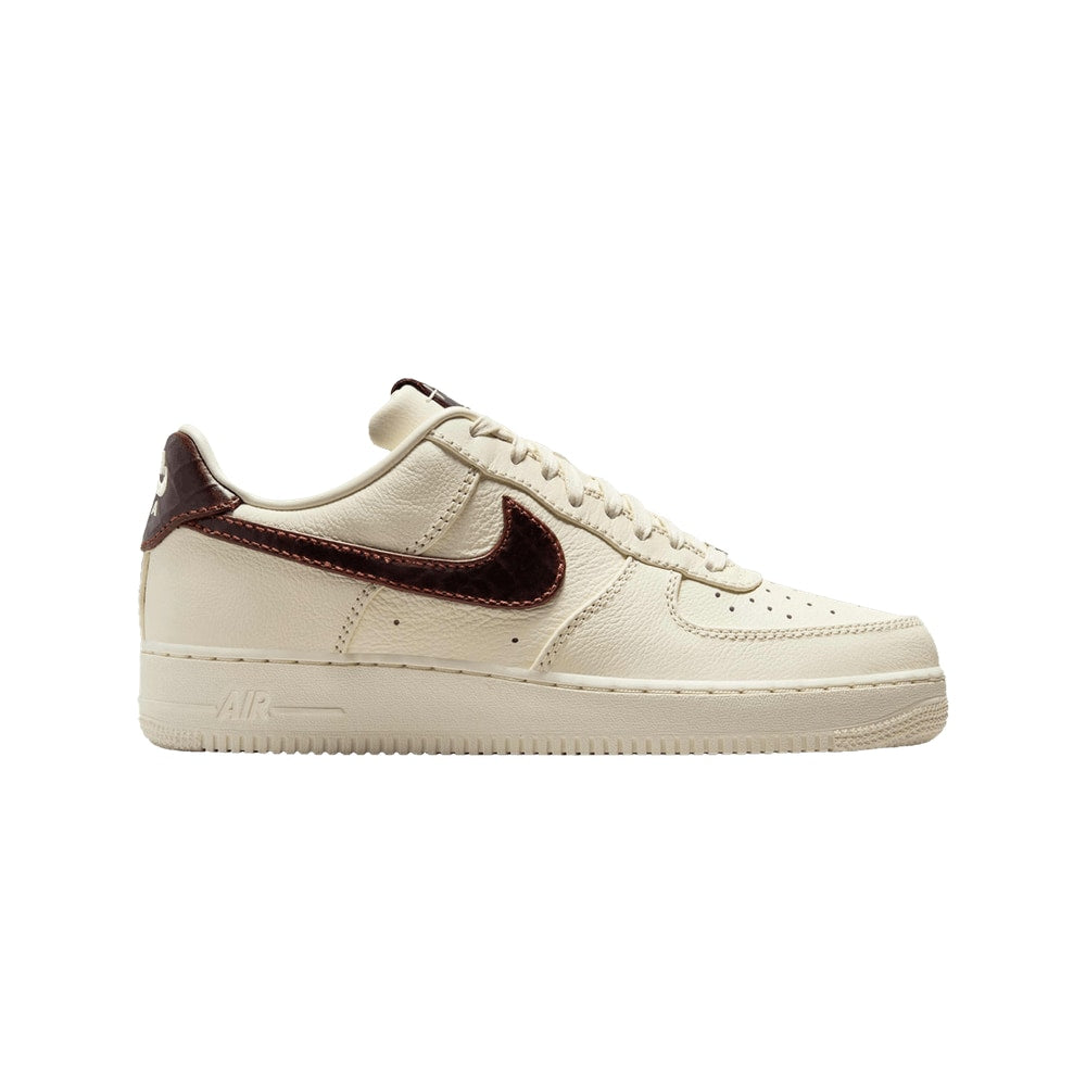 Nike Air Force 1 07 Soft Pearl Brown Croc – sneakers, beige