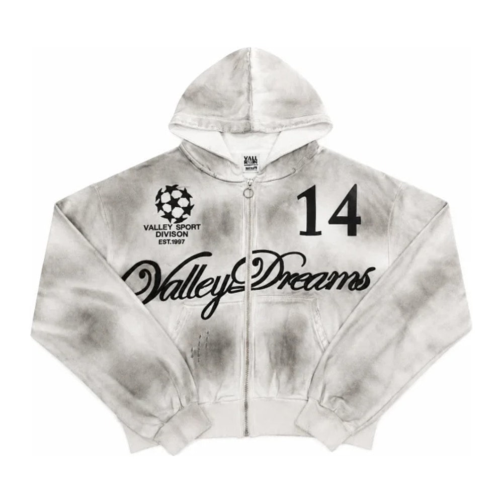 Vale Forever Valley Dreams 14 Zip Up Hoodie Grey – худі