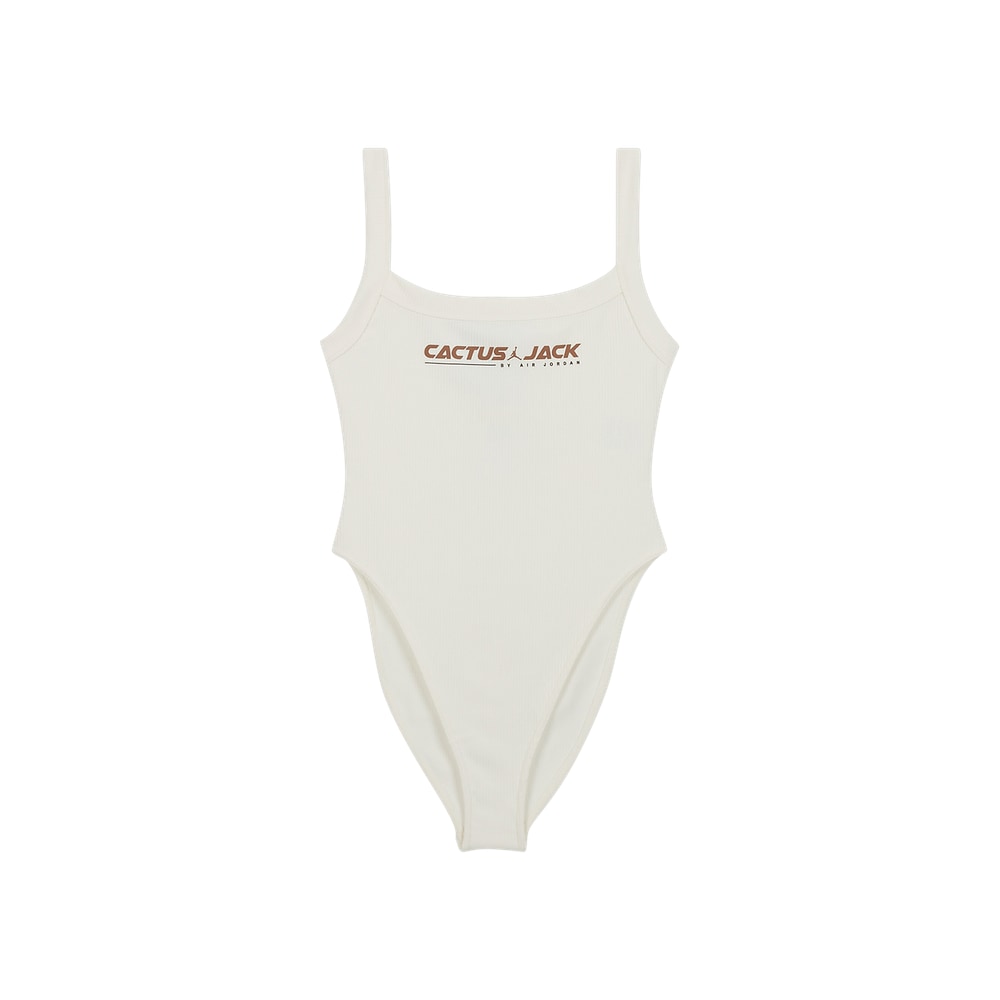 Cactus Jack by Travis Scott x Womens Air Jordan Bodysuit Sail – tričko, bílá