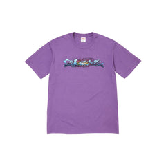Supreme Tag Tee Purple