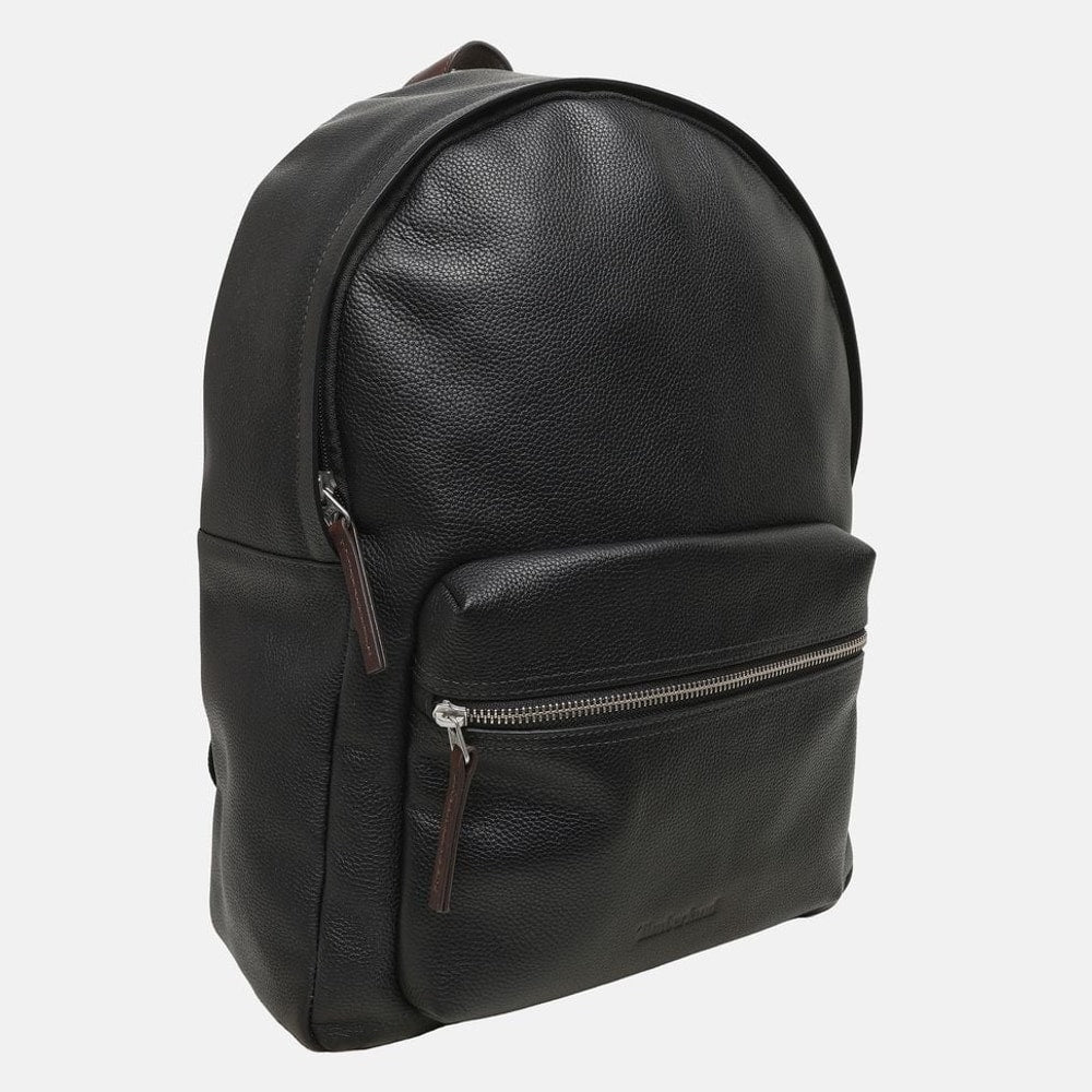 Timberland Leather backpack Tuckerman Black – Rucksack, schwarz