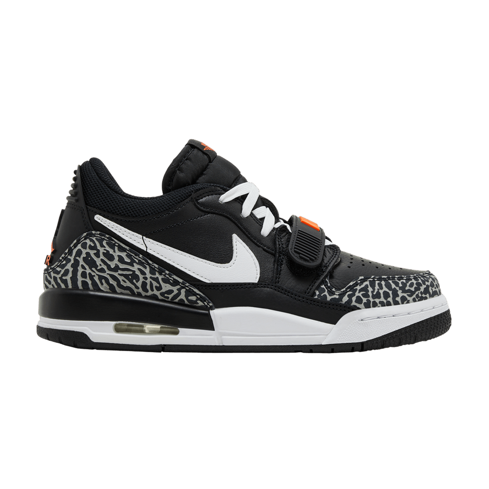 Air Jordan Legacy 312 Low GS Black White Safety Orange – tenisky, černá