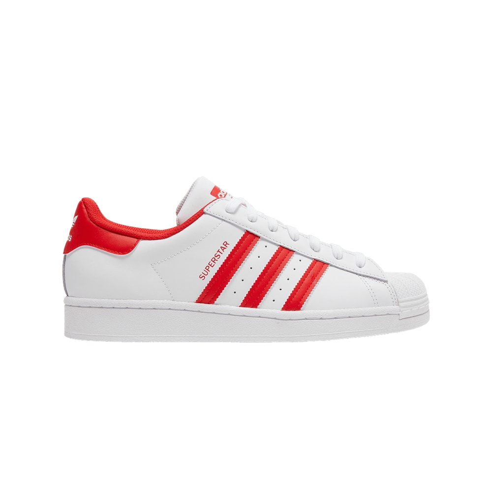 adidas Superstar White Vivid Red – взуття, червоний