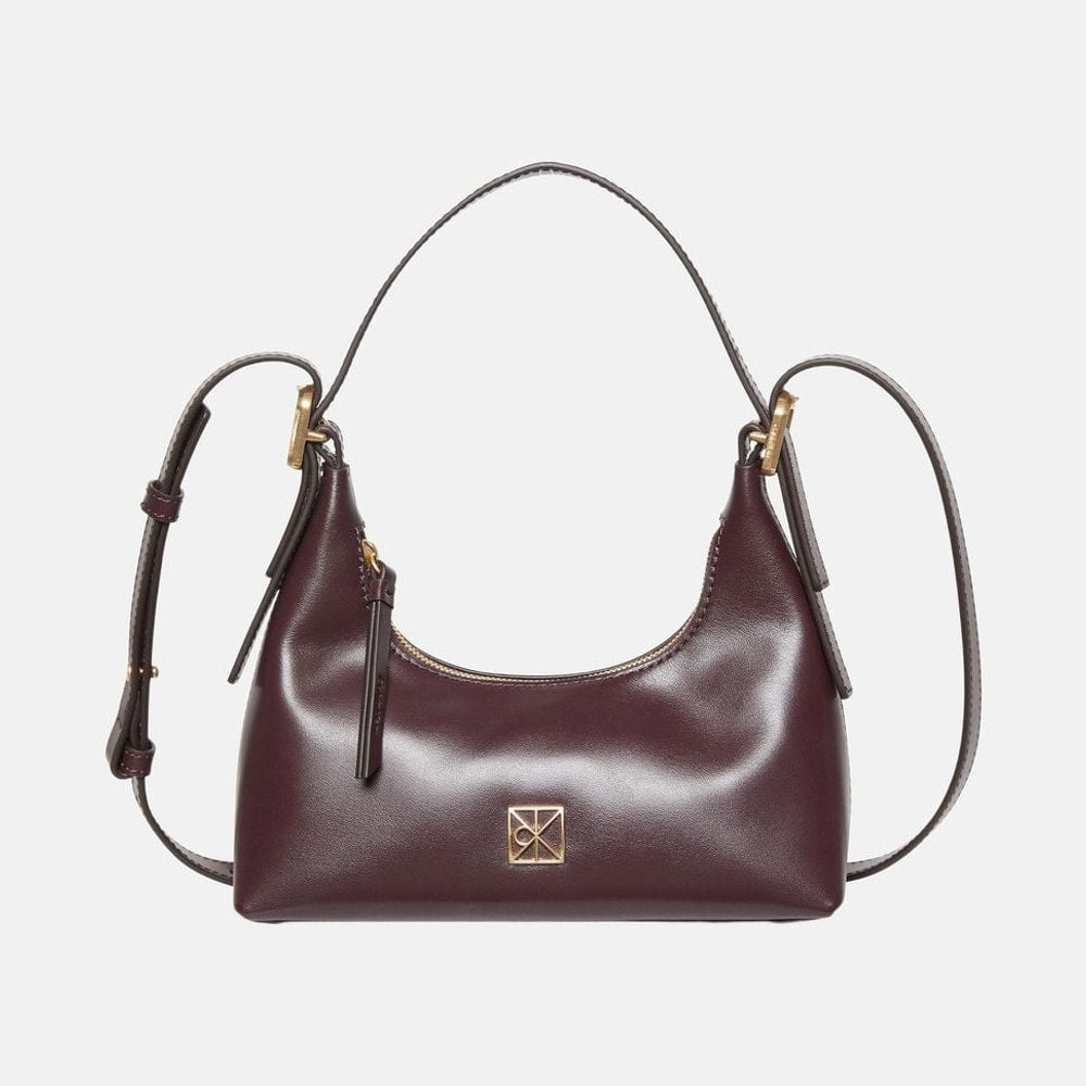 Calvin Klein Leather shoulder bag Red – Tasche, rot