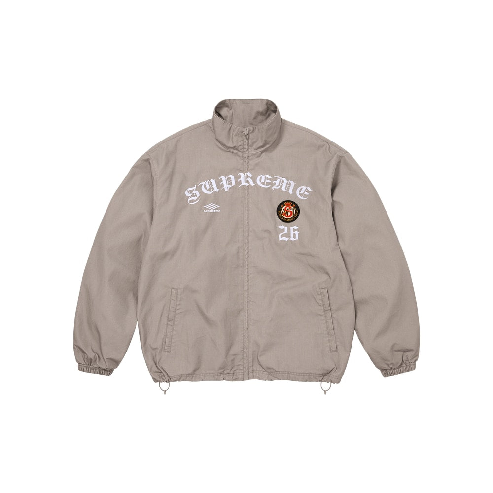 Supreme x Umbro Cotton Ripstop Track Jacket Grey – bunda