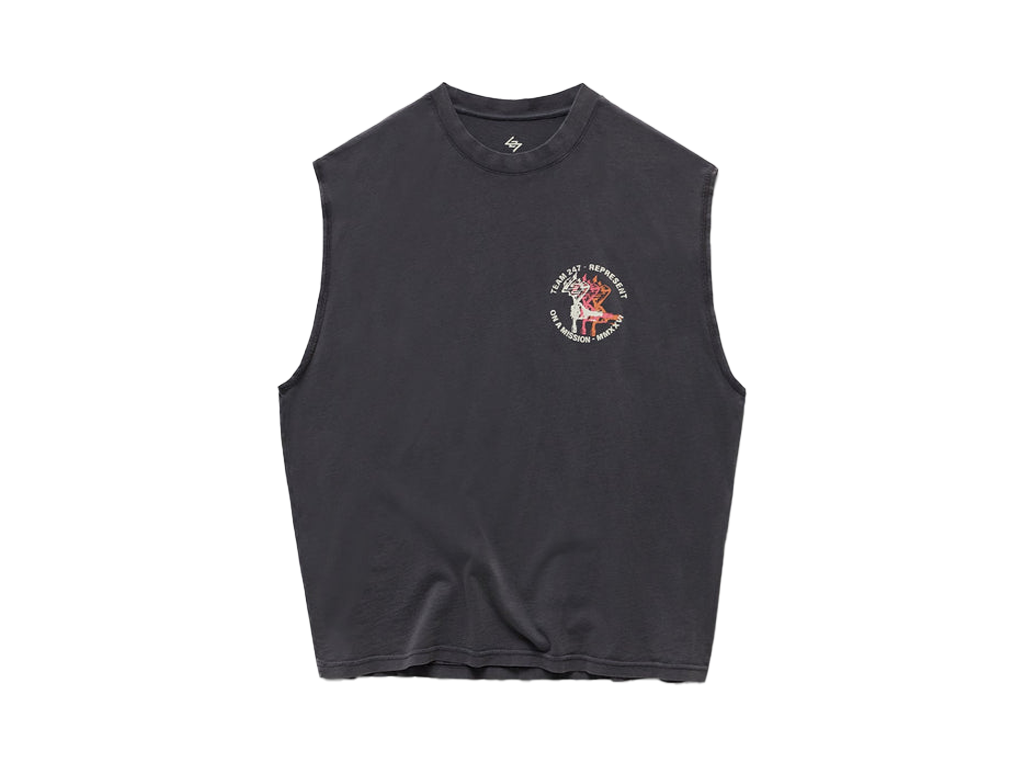 Represent 247 Torch Boxy Tank Washed Black-Represent-pikastore.cz