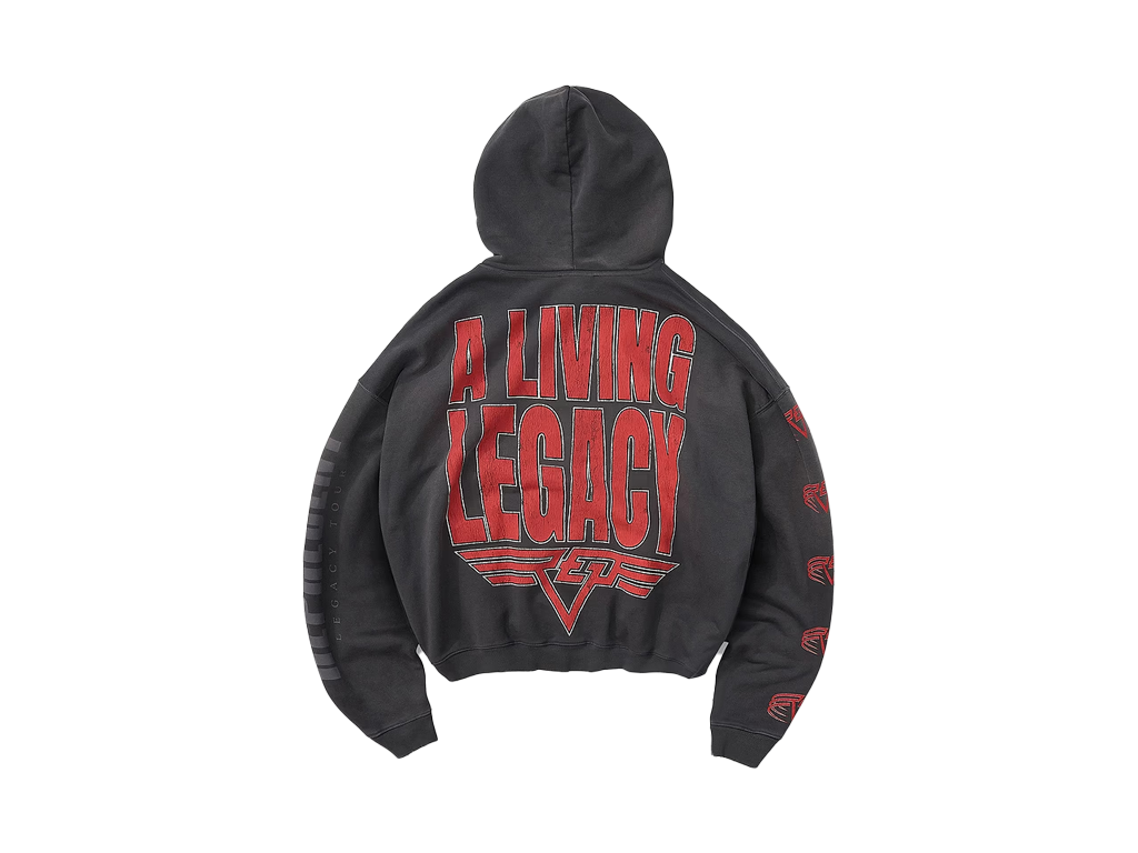 Represent Reversible Living Legacy Tour Hoodie Sun Fade Grey – mikina – fotka 4 z 4