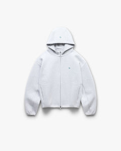 Represent 247 Form Zip Hoodie Grey Marl