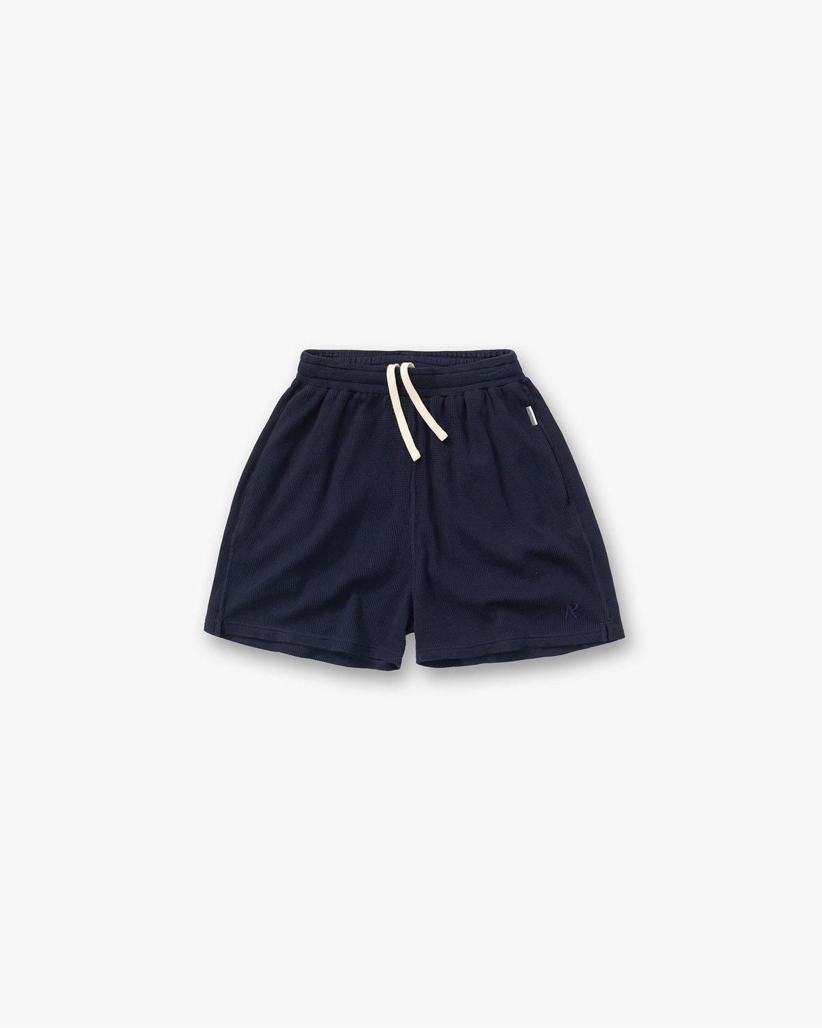 Represent Initial Waffle Shorts Midnight Navy