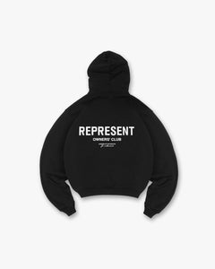 Represent Owners Club Zip Худі Black