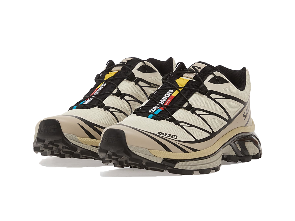 Salomon XT-6 Vanilla Ice Black Silver Cloud