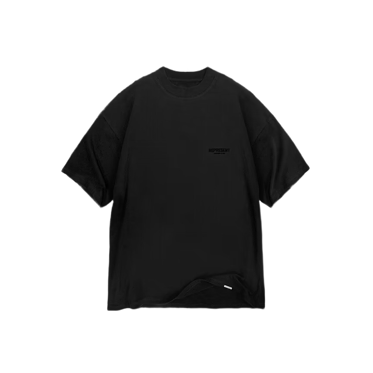 Represent Owners Club Flocked T-Shirt Black-Represent-pikastore.cz
