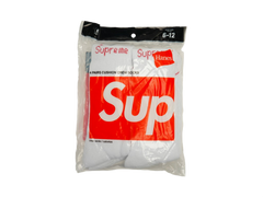 Supreme Hanes Crew Socks Crew Socks (4 Pack) White
