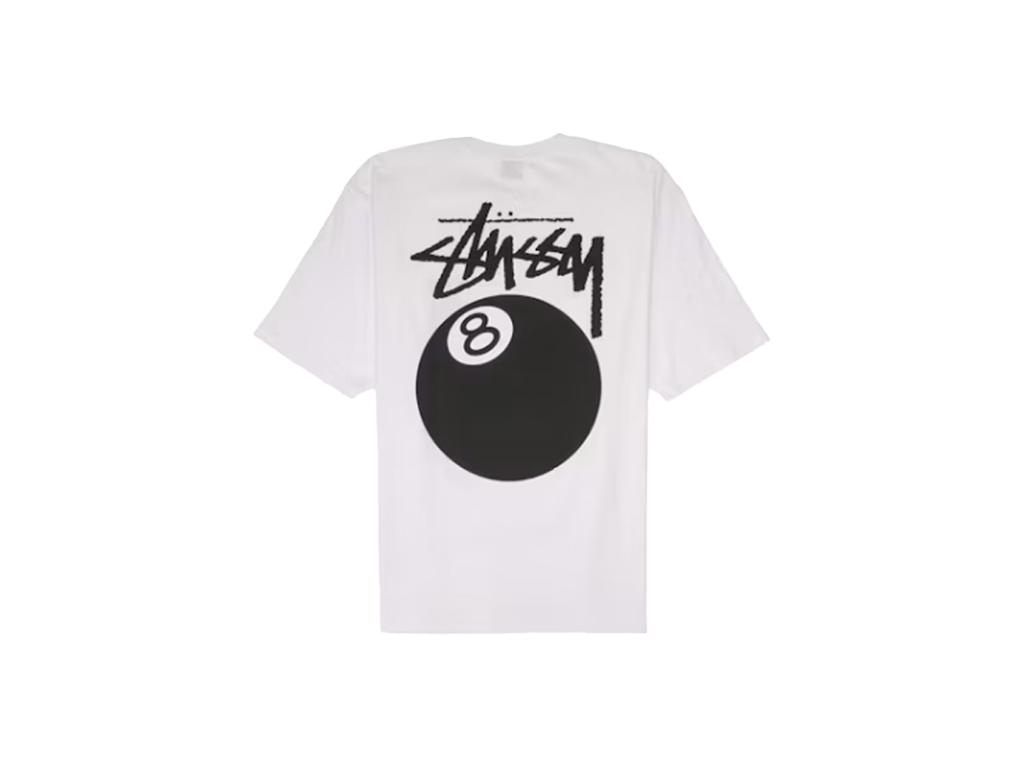 Stussy 8 Ball Tee White-Stüssy-pikastore.cz