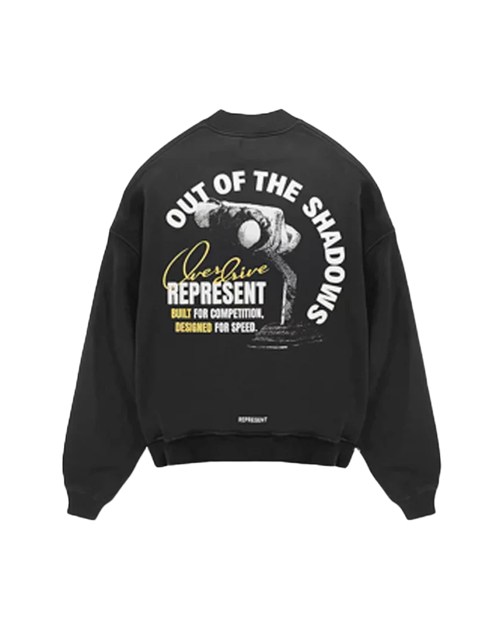 Represent Out Of The Shadows Sweater Stained Black-Represent-pikastore.cz