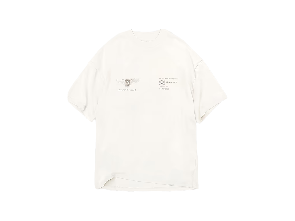 Represent Team Rep T-Shirt Flat White